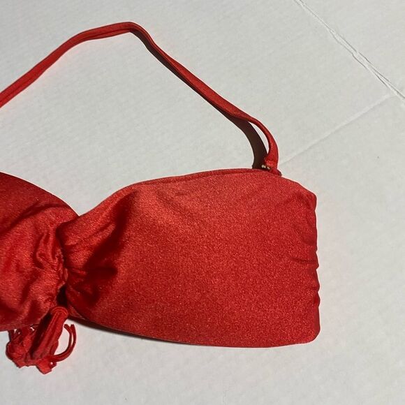 Luli Fama Bikini Top Red - Picture 3 of 7